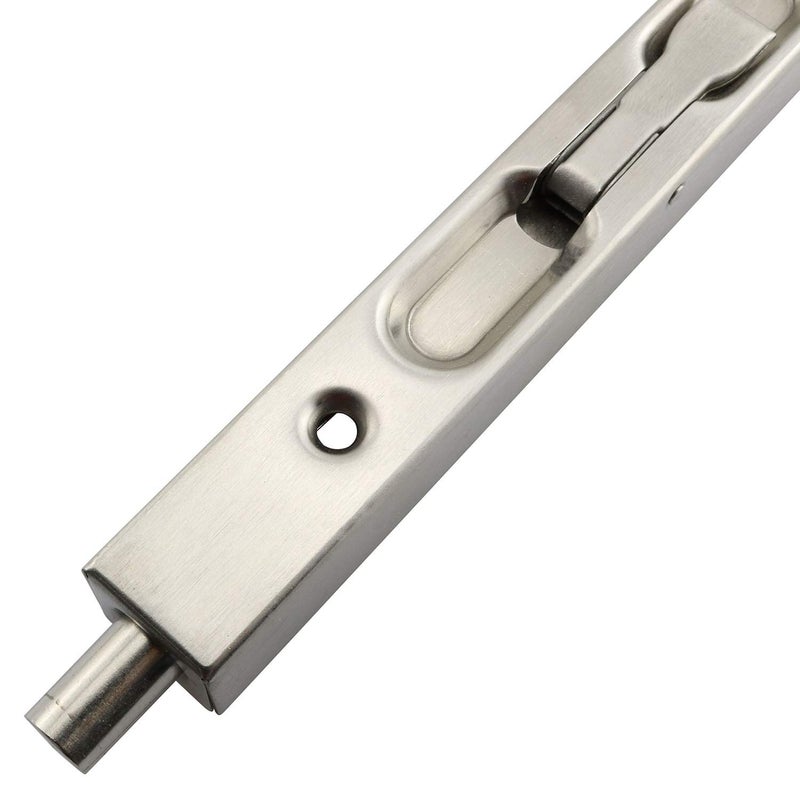 RuiLing 1-Pack 304 Stainless Steel Safty Concealed Slide Bolt Lock,Security Guard Lever Action Door Flush Bolt Latch for Furniture Hardware Fitting Accessories 6 Inch - Image 4